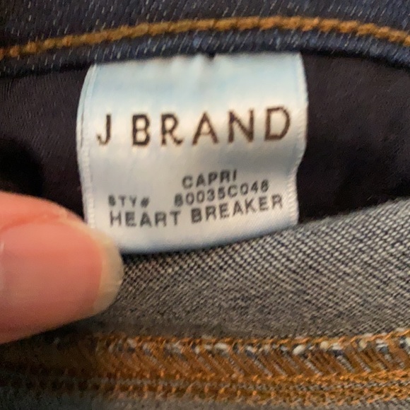J Brand Heart Breaker Skinny Capris Size 26 - Picture 5 of 7